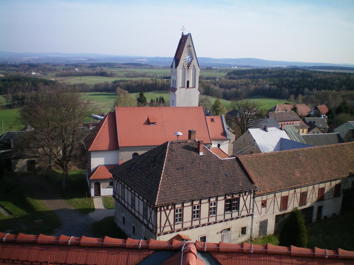 Hotel Garni Schloss Schoenberg 바트브람바흐 외부 사진